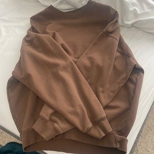 Brandy melville brown crewneck sweatshirt